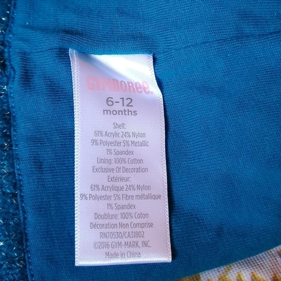 Bundle of 3 Girls Winter Hats Blue White Black 6-12 Months - Picture 6 of 12